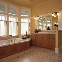 Drain Fills — Modern Bathroom in Hendersonville, NC