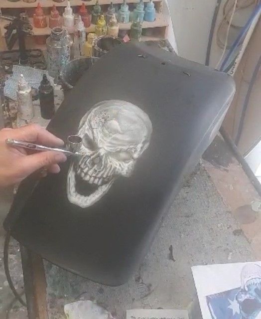 spray painting
