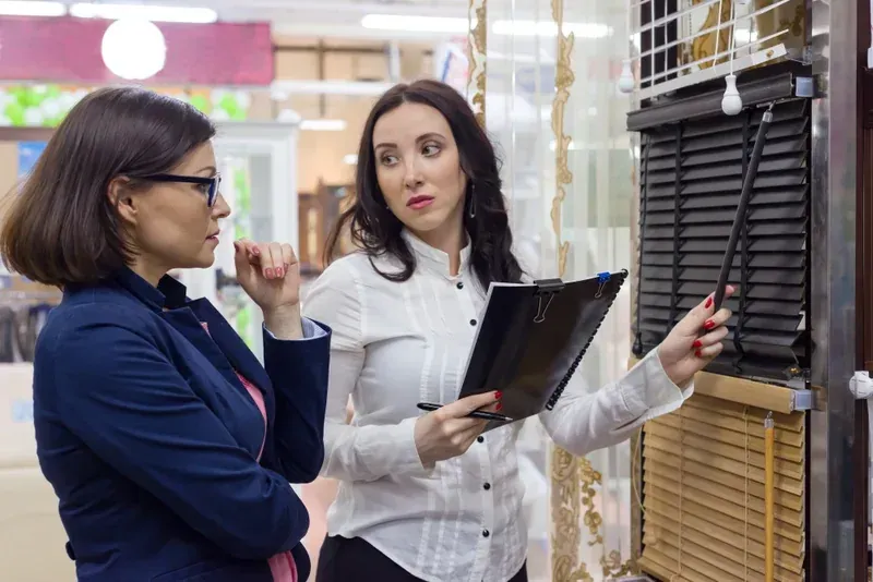 In-home window treatment design consultation with a Royal Draperies expert in a Hemet, CA home