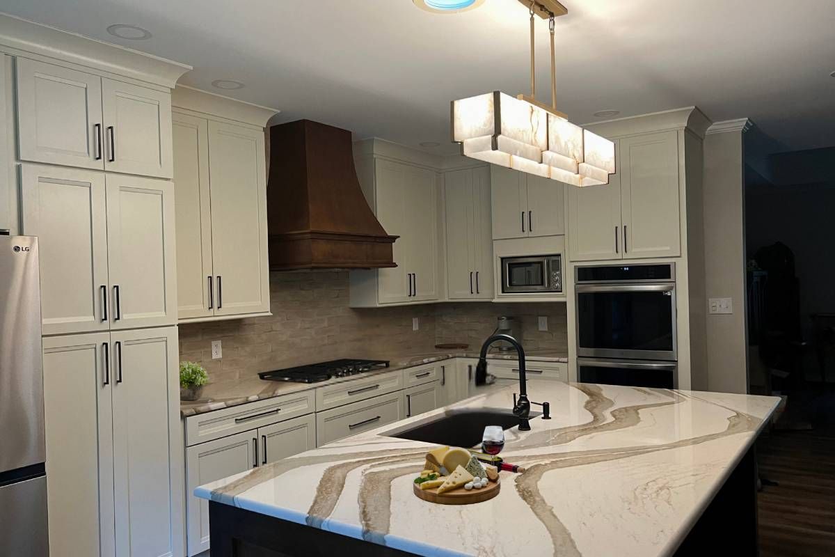 Custom Kitchen Design with New Countertops and Cabinets at Style Savvy Designs near Warrenton, VA