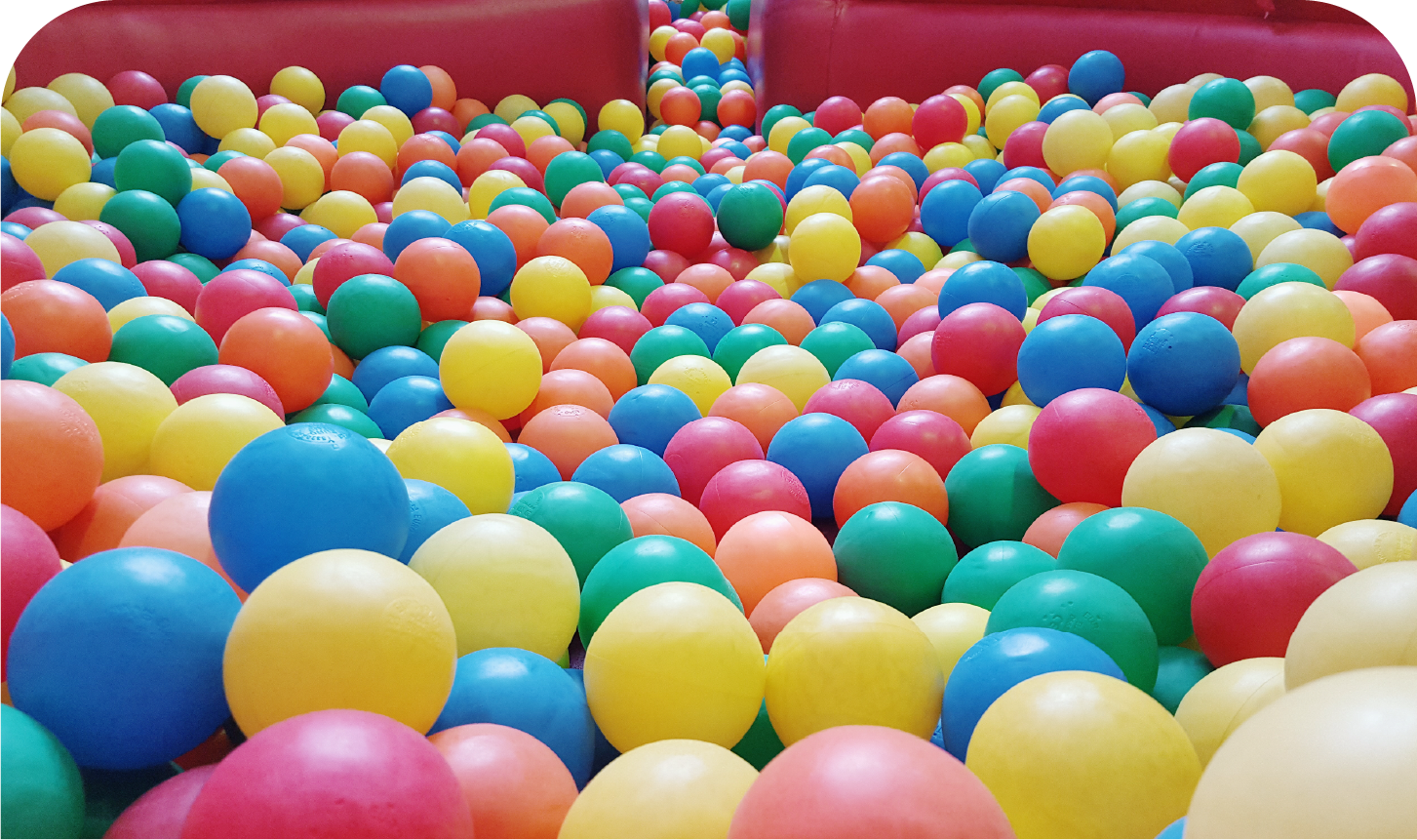 A ball pit filled with lots of colorful plastic balls