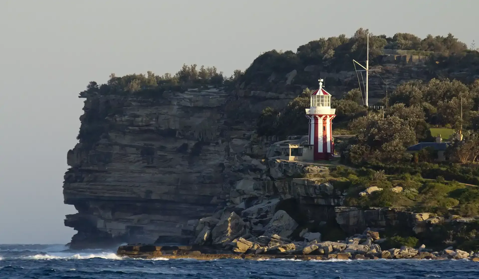 Whales spotted in Sydney Harbour at Hornby Lighthouse in Watsons Bay