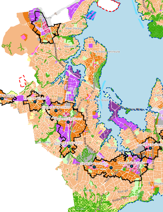 Map -Plan Change 78 - Figure 3 – Zoning Proposed for West Auckland