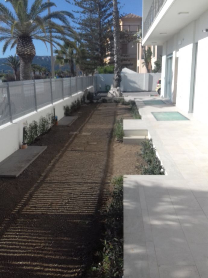 Realizzazione di verde intorno casa