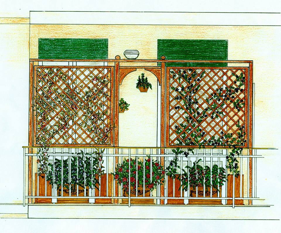 progetto di un'area verde