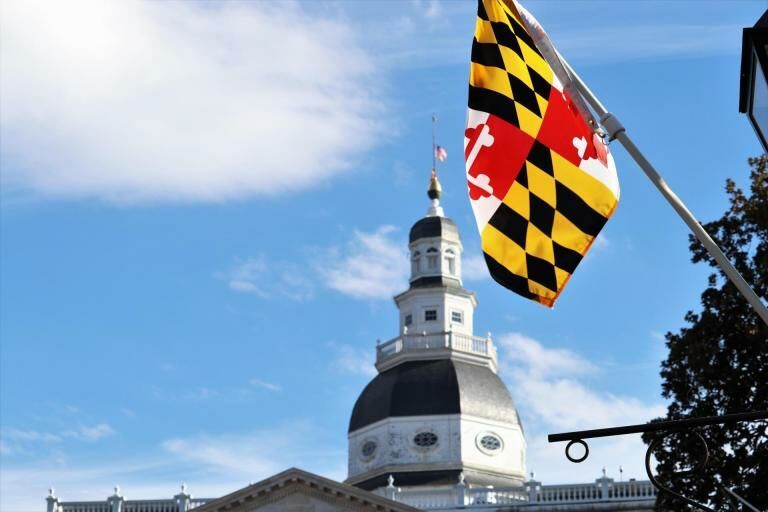 Maryland State House in Annapolis, MD