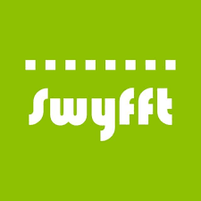 A green background with white squares and the word swift on it.