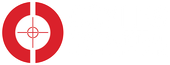 The logo for coyles pest control houston has a target in the middle of it.