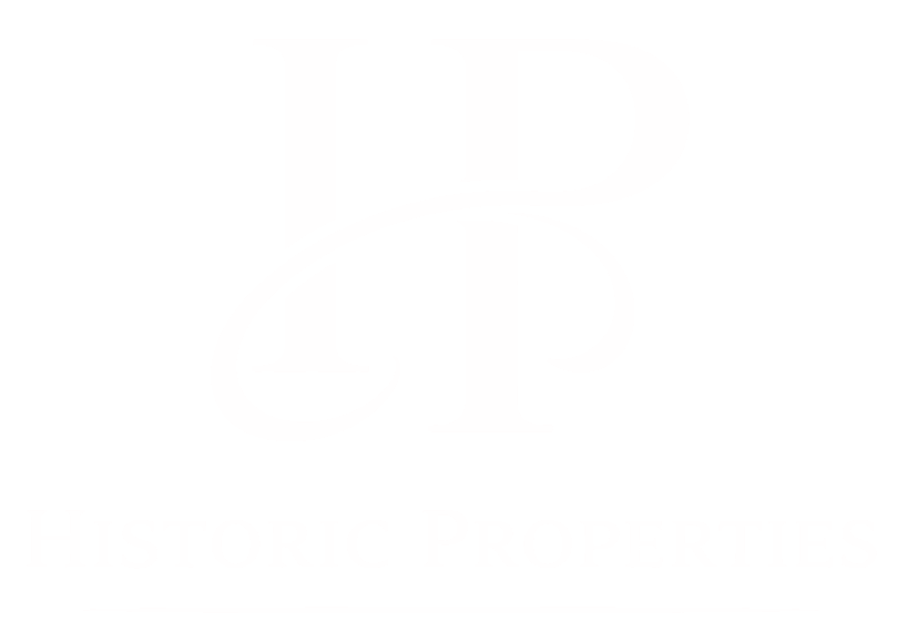 historic properties white logo - footer, go to homepage