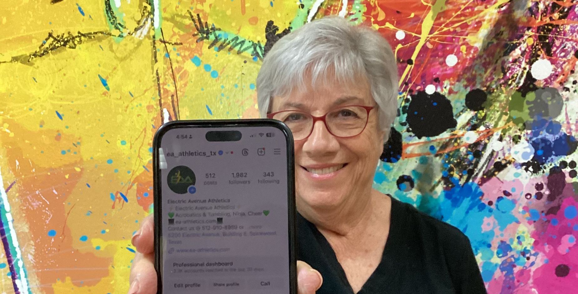 A close up of a cell phone screen with social media icons