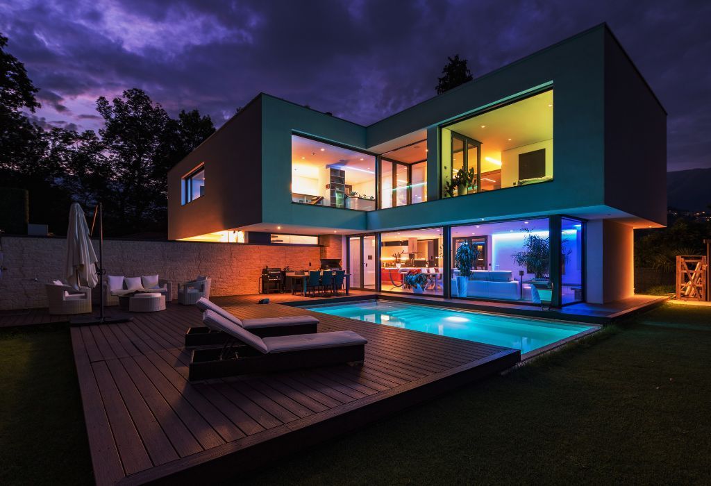 game day lighting installation