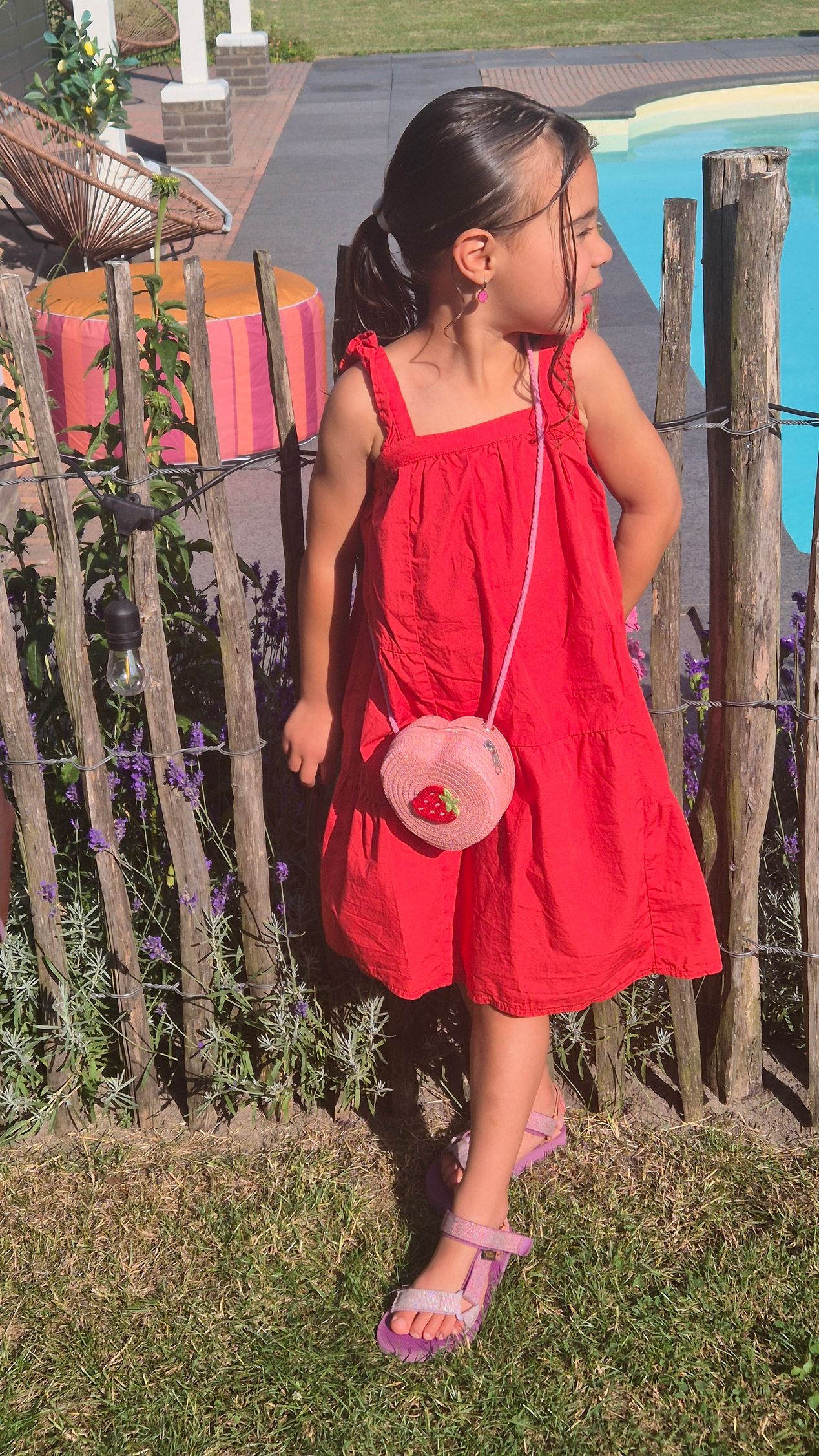 Aardbei schoudertasje