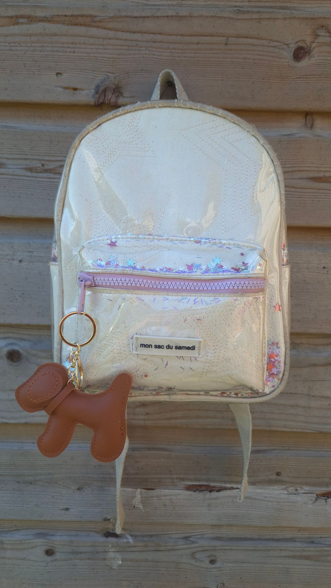 Sleutelhanger bruin hondje