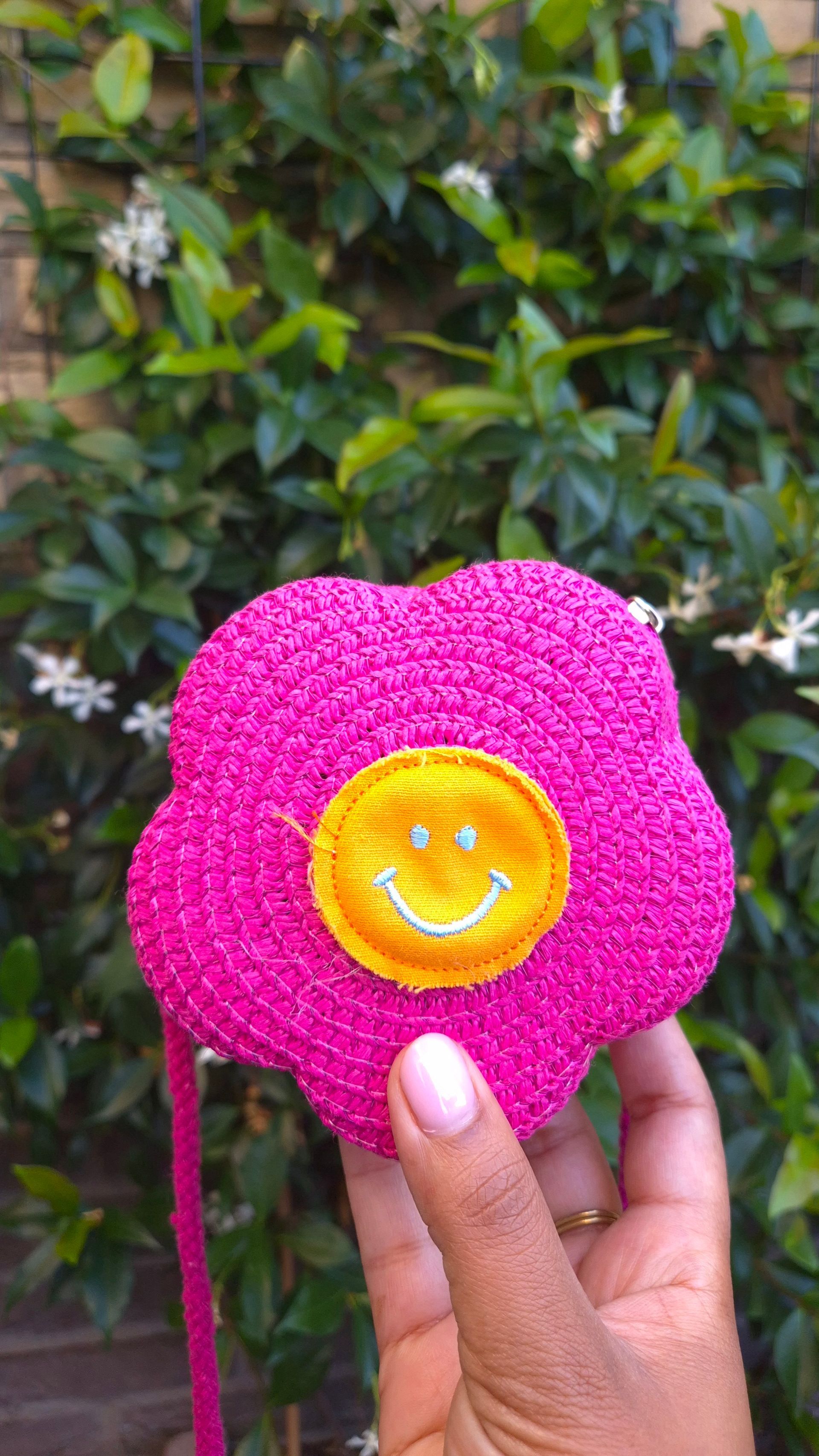 Smiley schoudertasje