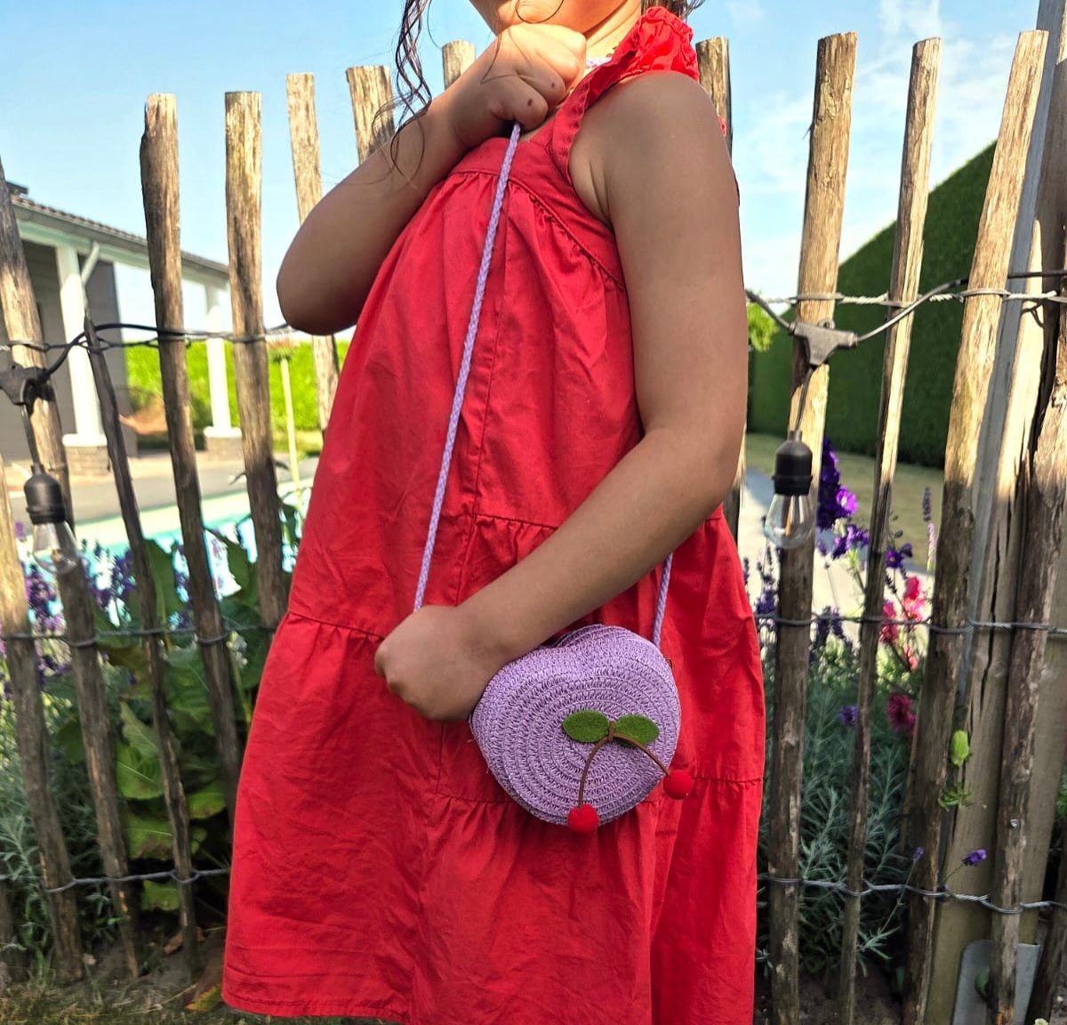 Kersen schoudertasje