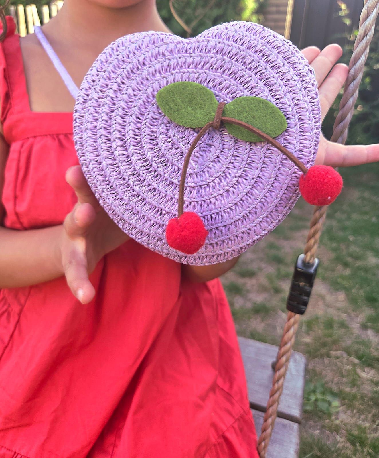 Kersen schoudertasje