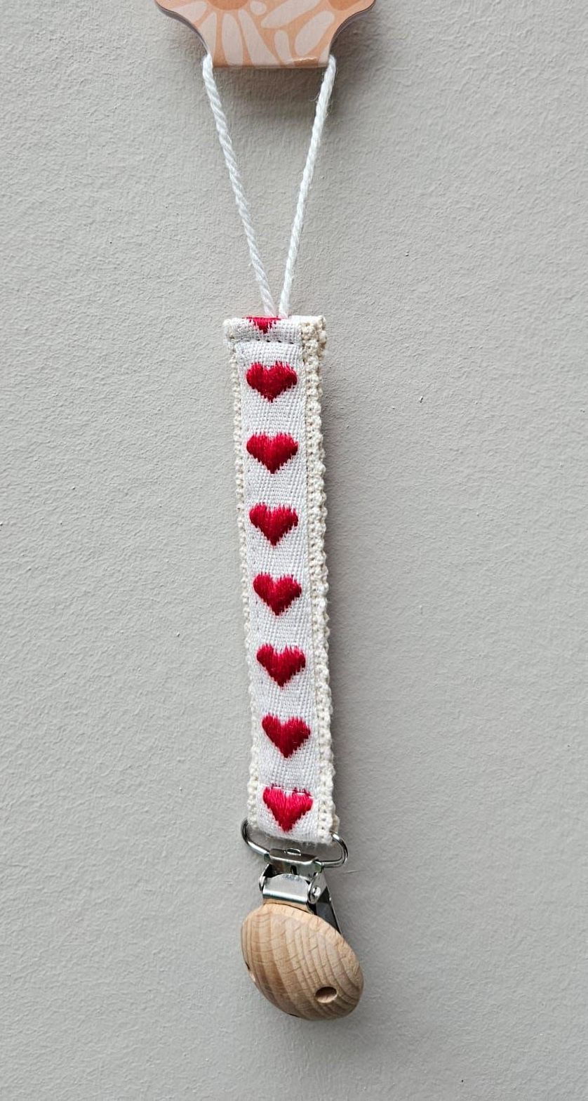 EigenwijZZjes speenkoord hartjes