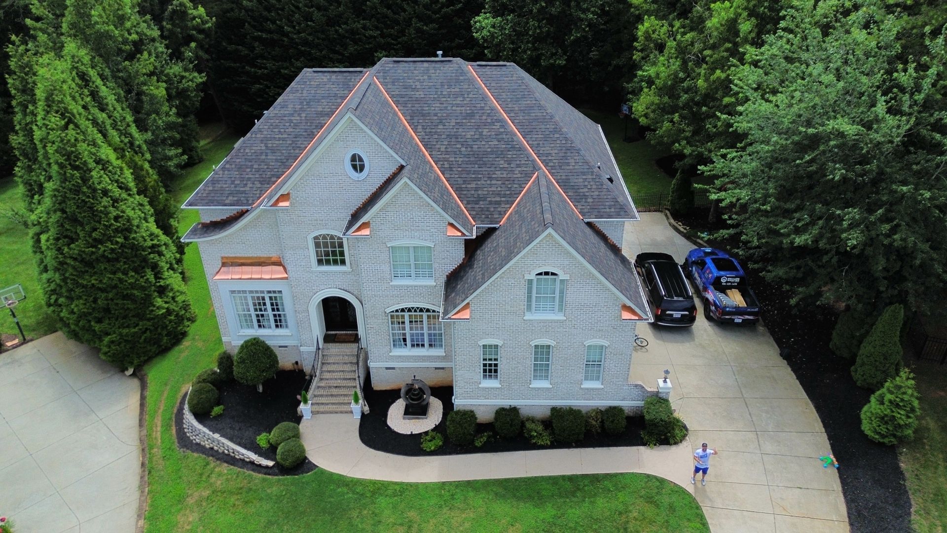 One of our favorite roofs we have every completed located in Summerfield North Carolina