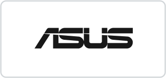 a black and white asus logo on a white background