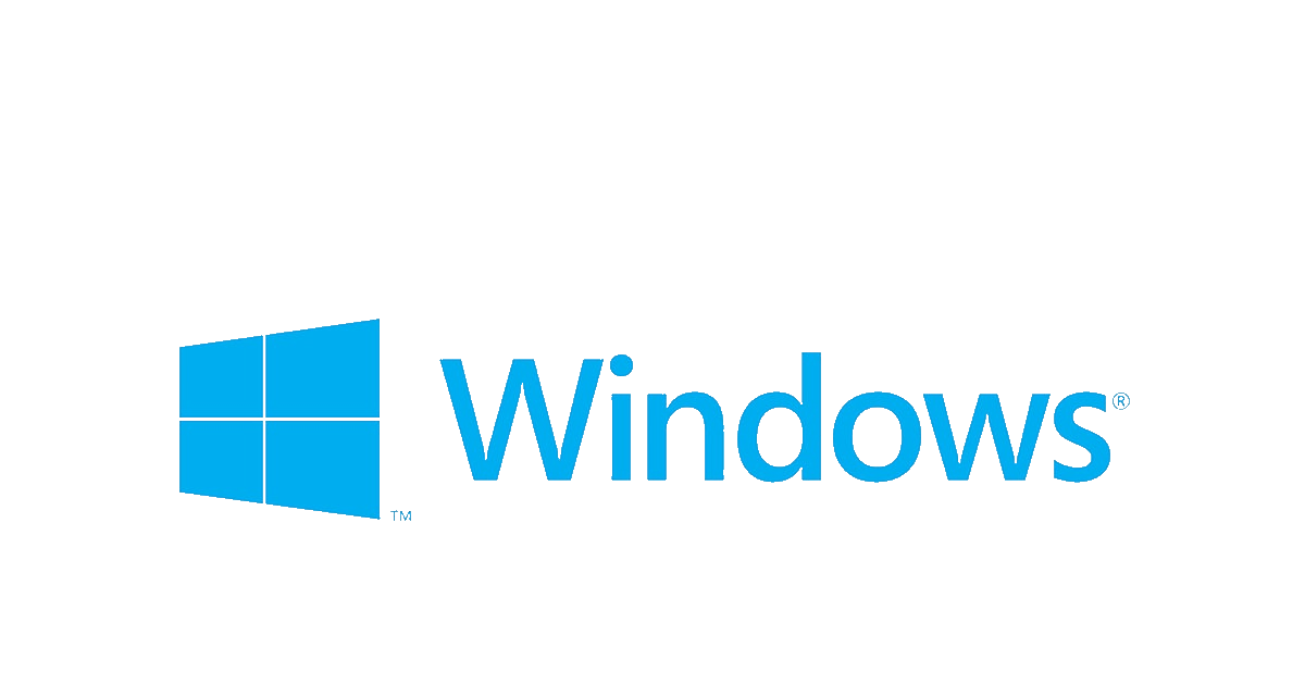 a blue windows logo on a white background