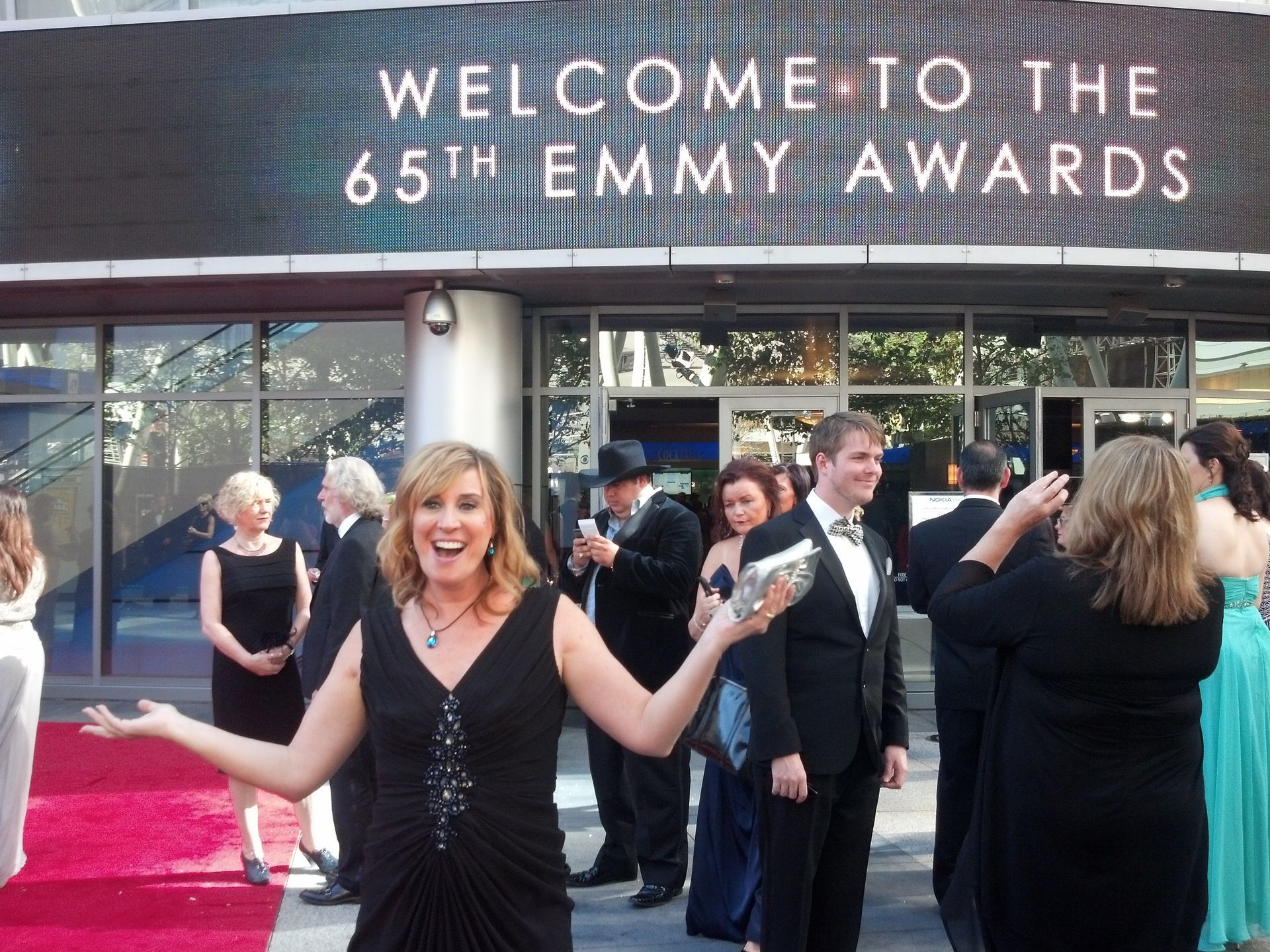 Barbara Ross attends the 65th Emmy Awards