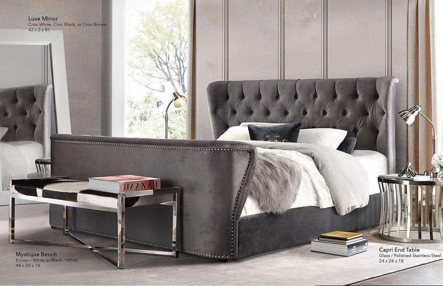 Allure bedroom set design