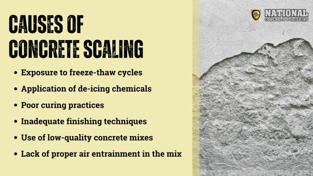 Causes Concrete Scaling 1