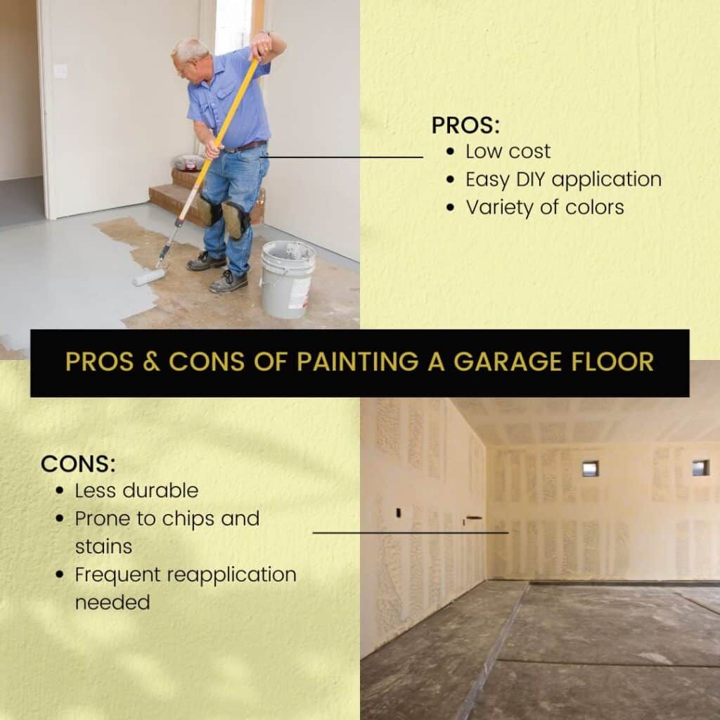 Pros and Cons of Painting a Garage Floor