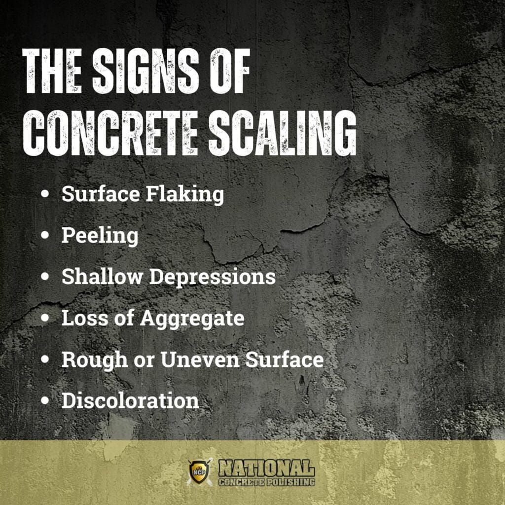 the Signs of Concrete Scaling 1