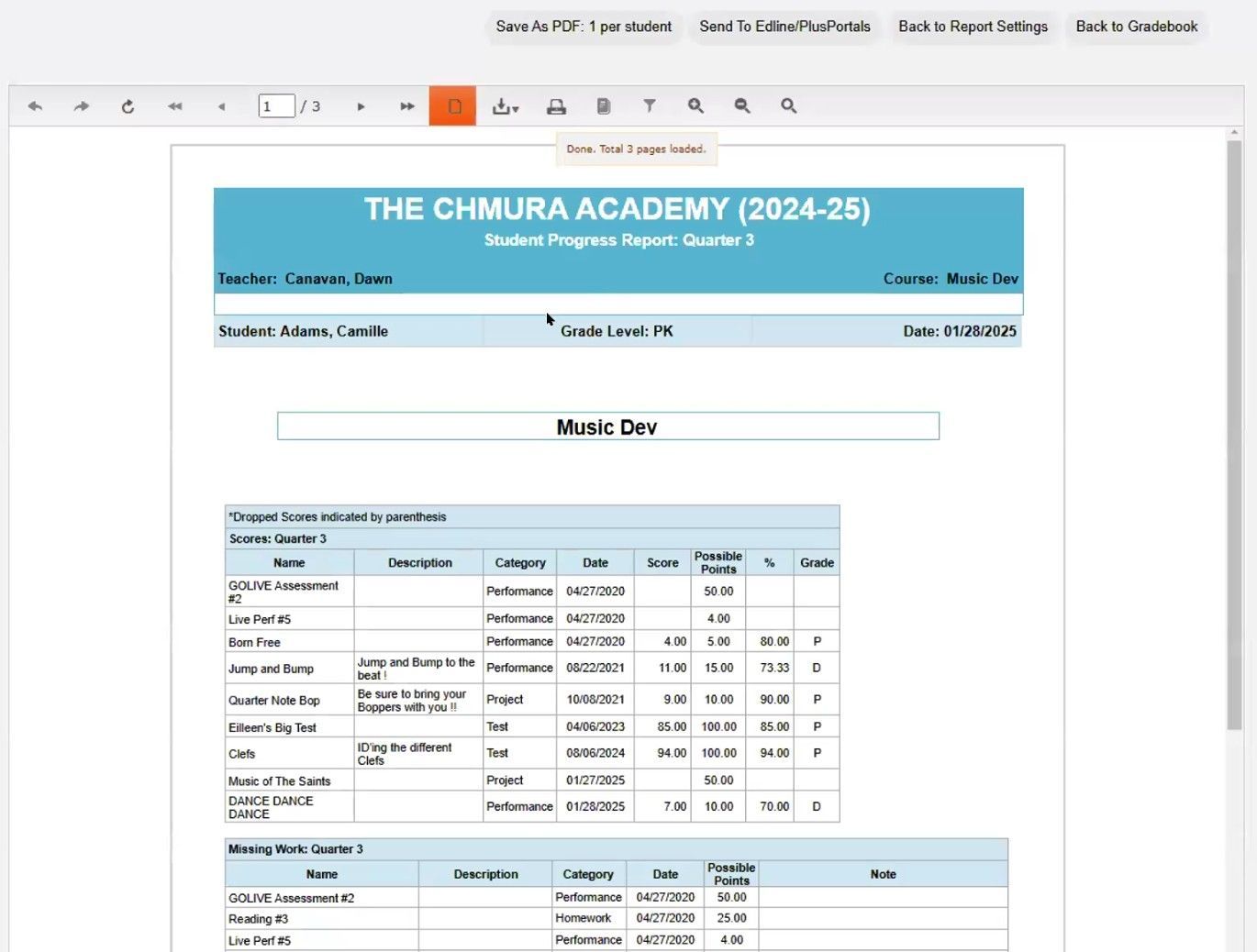 TeacherPlus Gradebook Enable Annotation Mode