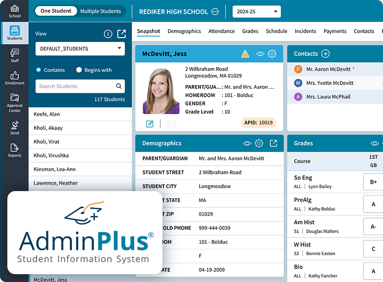 AdminPlus Student Information System