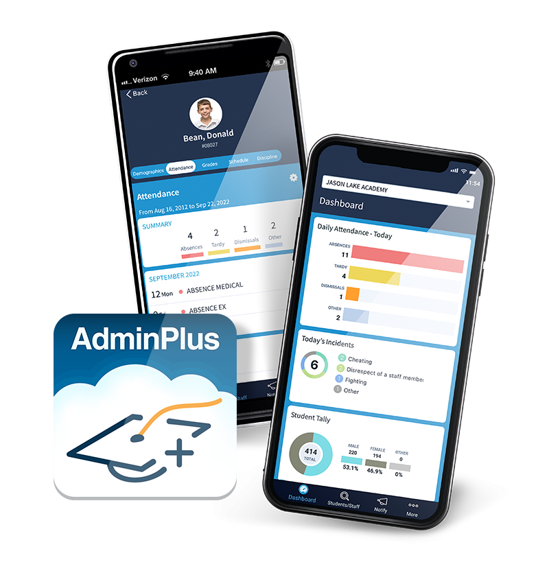 AdminPlus Mobile App Featured Phones