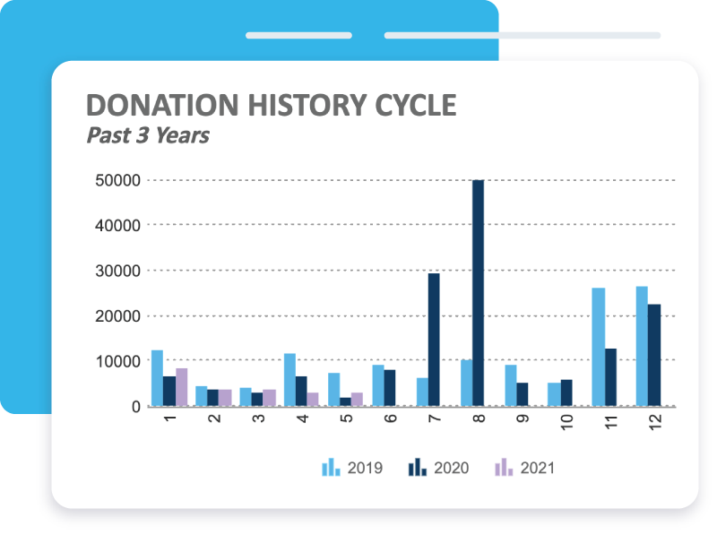 DonorPerfect: Donation History Cycle