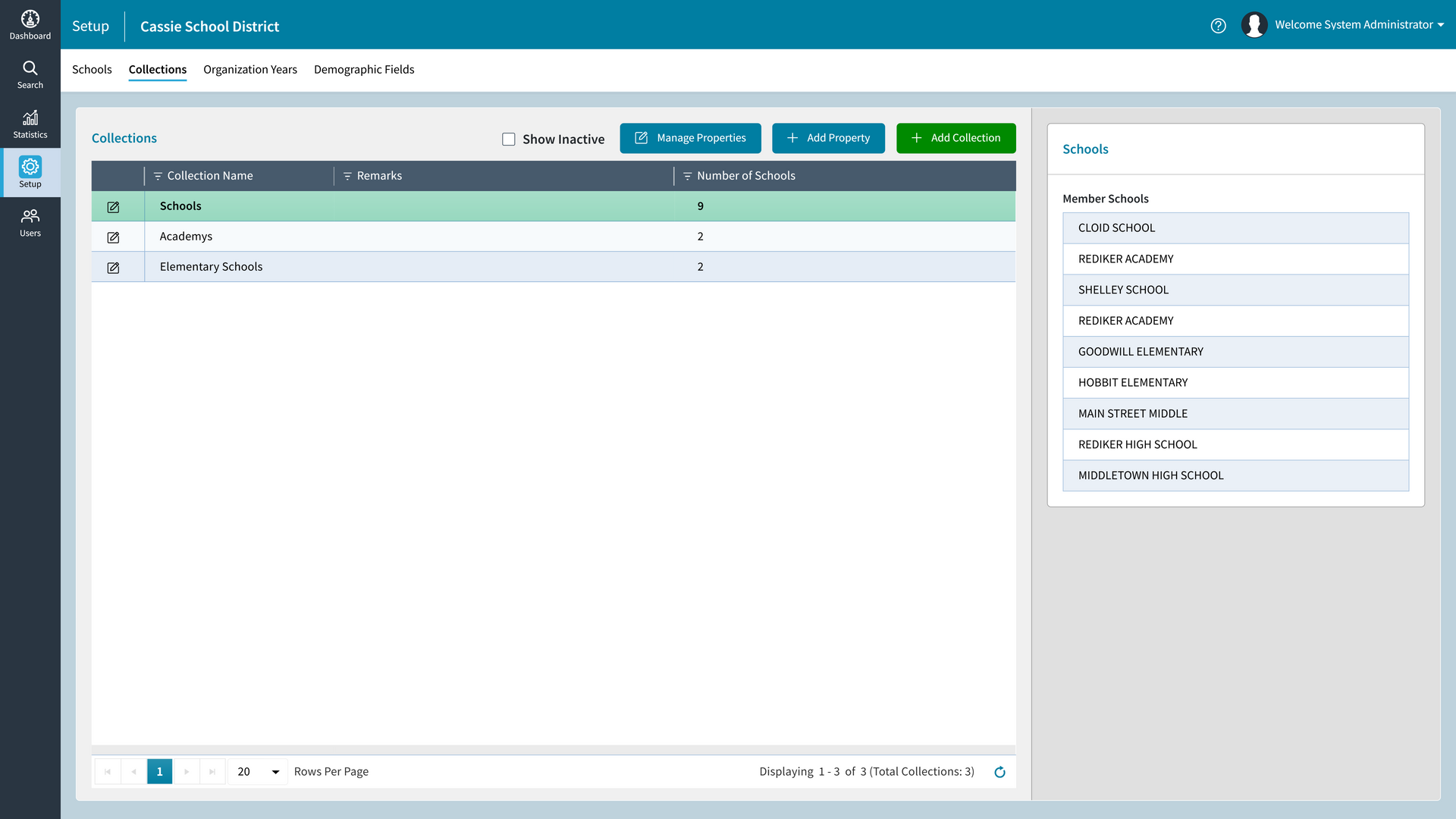 Organization Manager Screenshot - Collections