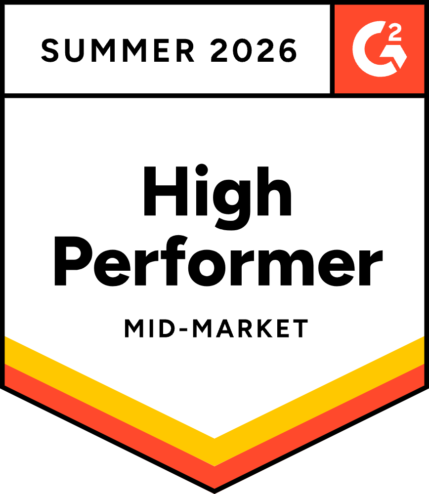 G2 Badge - High Performer, Mid-Market