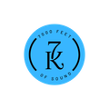 A blue circle with the  7k inside of it