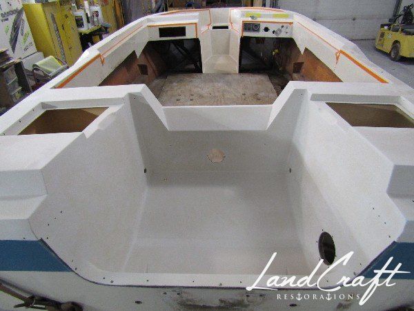 Rally boat restoration in process