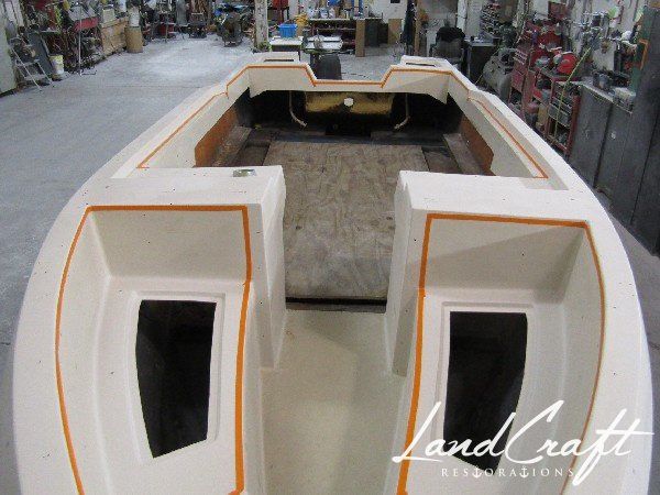 Rally boat restoration in process
