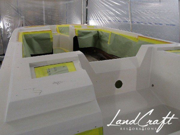 Rally boat restoration in process