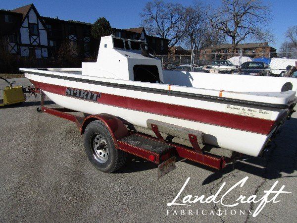 Spirit boat exterior before complete restoration