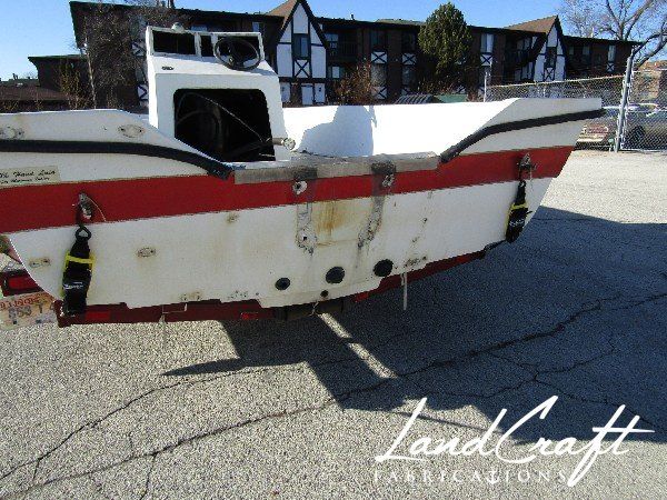 Spirit boat exterior before complete restoration