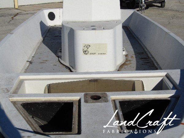 Spirit boat floor deck before complete restoration