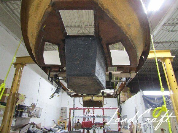 Rally boat restoration in process