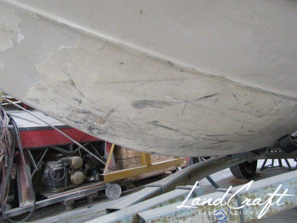 Rally boat restoration in process