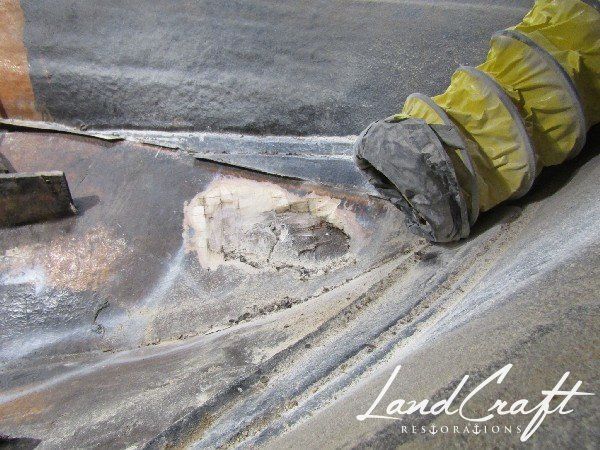 Rally boat restoration in process