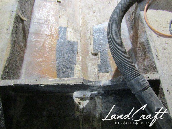 Rally boat restoration in process