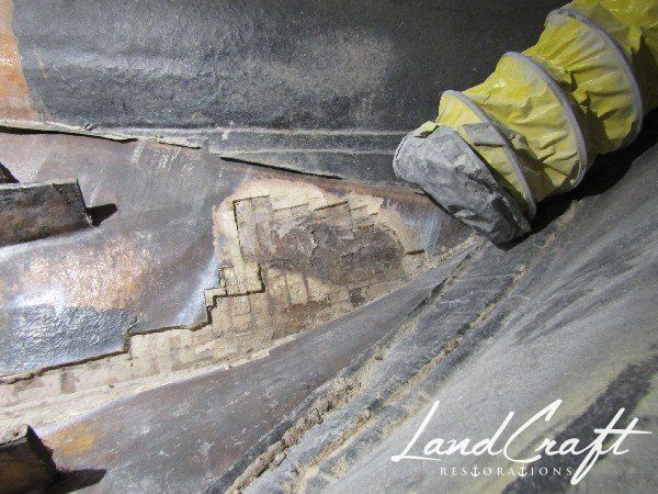 Rally boat restoration in process