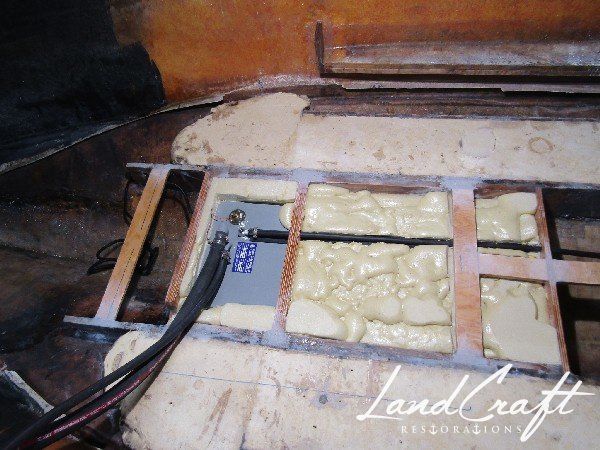 Rally boat restoration in process