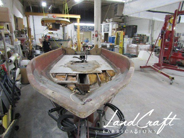 Spirit boat in process of complete restoration