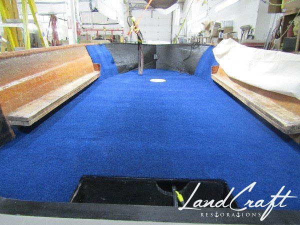 Rally boat restoration in process